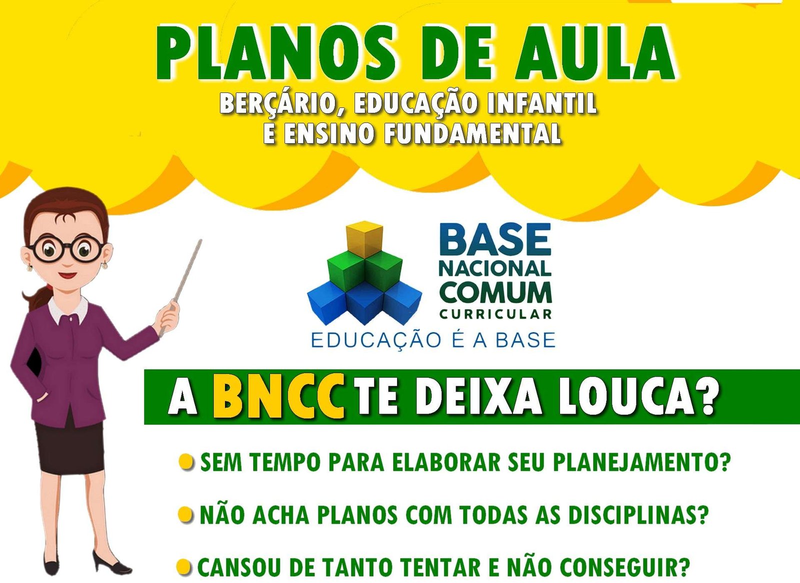 PLANOS DE AULA ALINHADOS À BNCC PARA EDUCAÇÃO INFANTIL E ENSINO FUNDAMENTAL